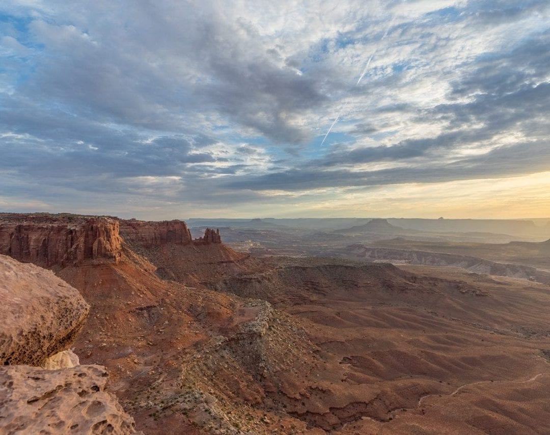Grand View Point Overlook Sunset, Canyonlands