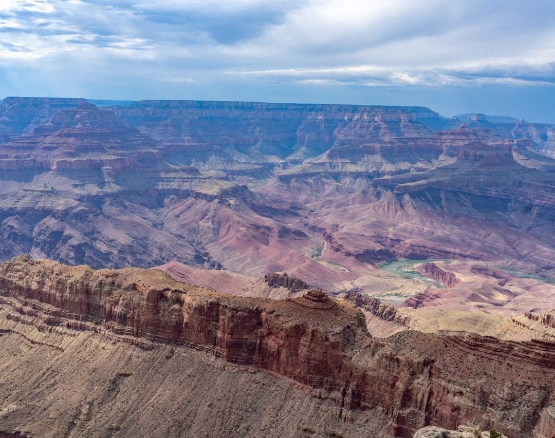 View from the lookout tower south rim