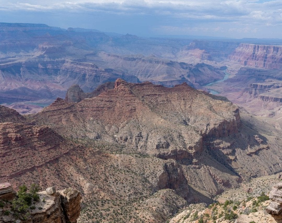 View from the lookout tower south rim