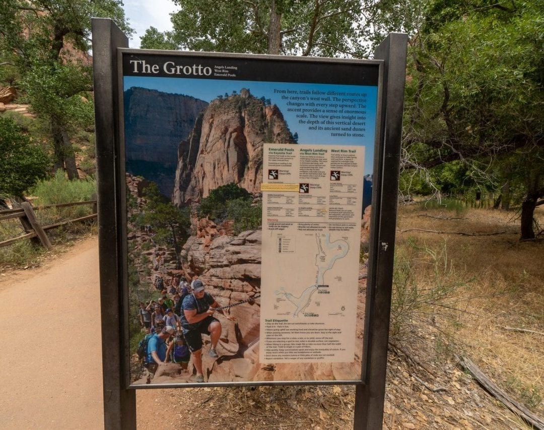 The Grotto, Angels Landing Trail, Zion National Park