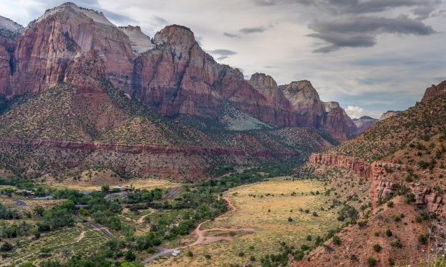 Sunset at Watchman Trail, Zion National Park, Utah