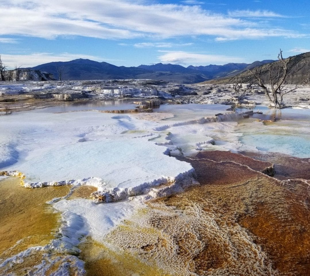 Colorful Mammoth Hot Springs