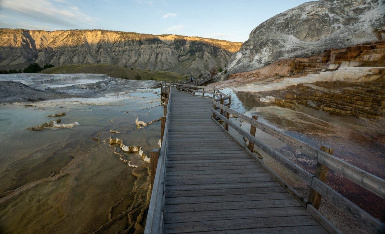 Mammoth Hot Springs Boardwalk