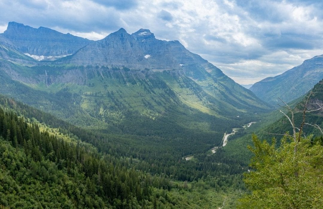 Spectacular views from Going to the sun road, Glacier National Park