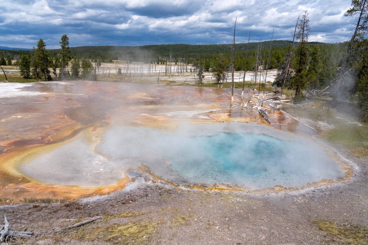 Firehole Spring on Firehole Lake Dr, Lower Geyser Basin