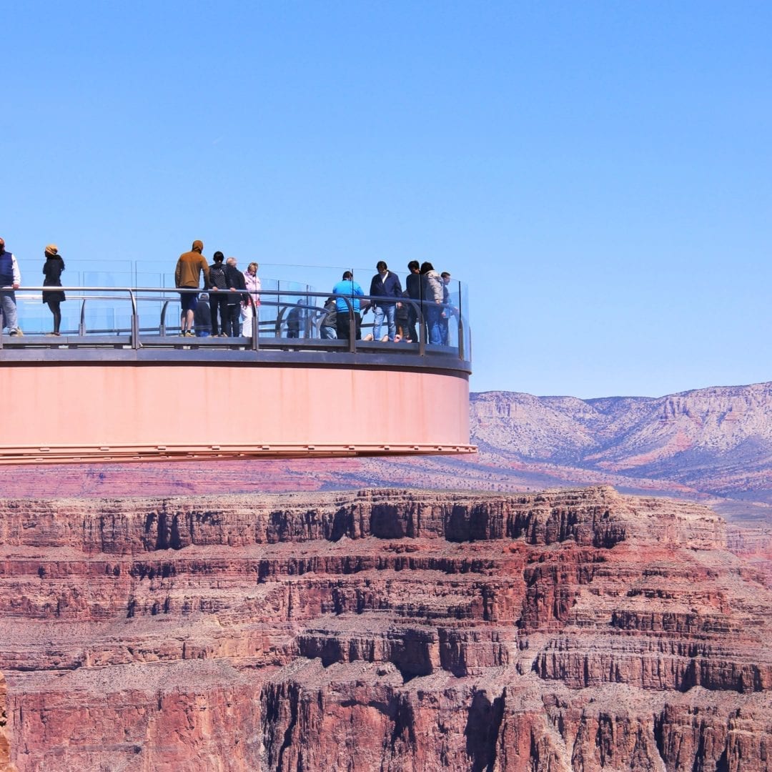 Skywalk in West Rim of Grand Canyon